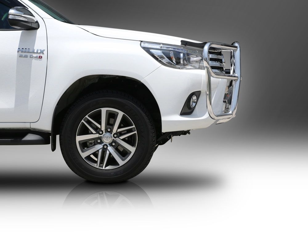ECB Black Ripple Roo Bar to suit Toyota HiLux SR5 4WD 07/15 - 05/18 ...
