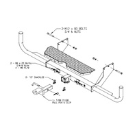 Hayman Reese 2000kg Towbar kit to suit FORD Transit VE 4D Van (03/94 - 10/00)