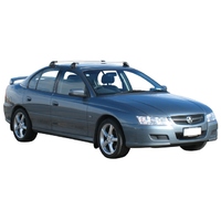 Prorack Silver 2 Bar Aero Flush Bar kit to suit Holden Commodore VX/VY/VZ 4dr Sedan (11/2000 - 7/2006)