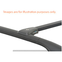 Prorack Silver 2 Bar Standard Rail Bar kit to suit Mazda 121 Metro Limited 5dr Hatch (2/2000 - 2002)