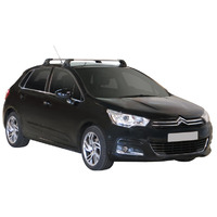 Prorack Silver 2 Bar Aero Flush Bar kit to suit Citroen C4 5dr Hatch (10/2011 - 2018)