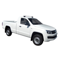 Prorack Silver 1 Bar Aero Through Bar kit to suit Volkswagen Amarok Single Cab 2dr Ute (2010 - 4/2023)