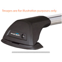 Prorack Silver 2 Bar Aero Flush Bar kit to suit Citroen C4 Grand SpaceTourer 5dr MPV (2018 - Current)