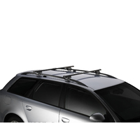 Thule SquareBar 220 - Black Cross Bar 220cm (2-Pack)