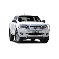 ECB Black Ripple Roo Bar to suit Ford Ranger PX MKIII XLS 09/18 - 04/19