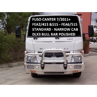 ECB Black Ripple Deluxe 3 BullBar to suit Fuso Canter FE Narrow Cab 2011 - 10/12