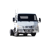 ECB Black Ripple BullBar to suit Fuso Canter 615 WC W/ Safety 08/19 - Onwards