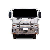 ECB Black Ripple Deluxe 3 Winch Compatible BullBar to suit Isuzu FSS (FH) 4X4 2008 - Onwards