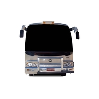 ECB Polished Deluxe 4 BullBar to suit Higer Mini Boss 9.3M 41+1 2009 - Onwards
