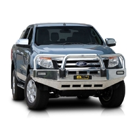 ECB Black Ripple BullBar to suit Ford Ranger PX 4WD Highrise 10/11 - 06/15