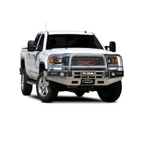 ECB Polished Winch BullBar with Bumper Lights to suit GMC Denali 2500HD MY15 - 12/19