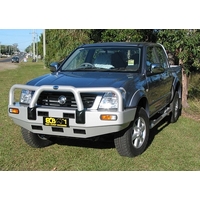 ECB Black Ripple BullBar to suit Holden Rodeo RA DX/LX Flares 03/03 - 12/06
