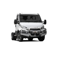 ECB Black Ripple BullBar with Bumper Lights to suit Iveco Daily 50C 02/15 - 01/21