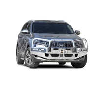 ECB Polished BullBar with Bumper Lights to suit Kia Sorento 05/18 - 03/20