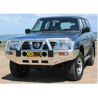 ECB Black Ripple BullBar to suit Nissan Patrol GU Y61 Wagon 12/97 - 09/04