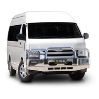 ECB Black Ripple BullBar to suit Toyota HiAce SLWB 02/14 - 05/19