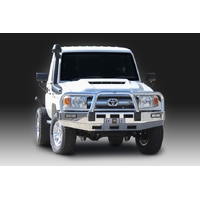 ECB Black Ripple BullBar to suit Toyota LandCruiser 79 Series Single Cab 11/16 - Onwards