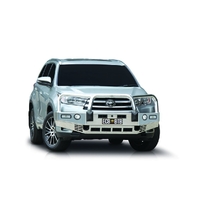 ECB Polished BullBar with Bumper Lights to suit Toyota Kluger 11/16 - 02/21