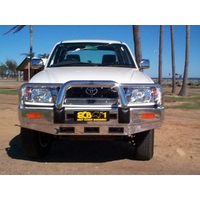 ECB Black Ripple BullBar to suit Toyota HiLux 4WD 11/97 - 02/05