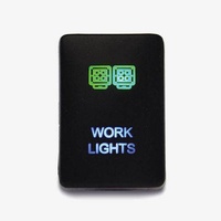 Lightforce Work Lights Switch for Toyota Fortuner 2016 - Onwards (Green LED)