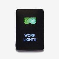 Lightforce - Vertical Switch with Work Lights Icon suitable for Hilux (Green LED)