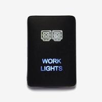 Lightforce - Vertical Switch with Work Light Icon suitable for Toyota (Blue LED)