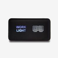 Lightforce - Horizontal Switch with Work Lights icon suitable for Toyota (Blue LED)