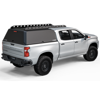 Utemaster MK4 Centurion Canopy with Cantilever Roof Rack to suit Chevrolet Silverado 1500 Double Cab 2019 - Onwards