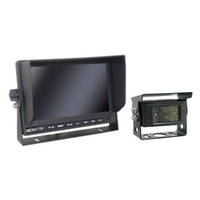 Smart Park Commercial Camera System - 7" LCD Monitor 3 Input Control Module with Cam155 & 20M Extension Cable