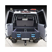 MSA 4x4 Complete Dual Drawer Kit to suit Toyota Landcruiser 76 Series 2007 - Onwards