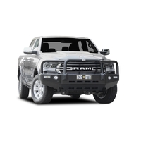 ECB Black Ripple BullBar with Bumper Lights to suit Dodge Ram 1500 DT Petrol 06/19 - Onwards