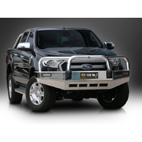 ECB Black Ripple BullBar to suit Ford Ranger PX MKII 4WD Highrise 07/15 - 08/18