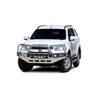 ECB Black Ripple BullBar with Bumper Lights to suit Holden Colorado 7 12/12 - 08/16