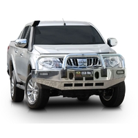 ECB Black Ripple BullBar to suit Mitsubishi Triton MQ 01/15 - 10/18