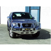 ECB Black Ripple BullBar to suit Nissan Navara D40 ST 12/11 - 03/15