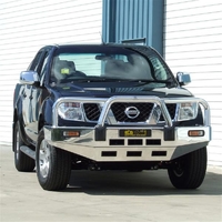ECB Black Ripple BullBar to suit Nissan Navara D40 RX 12/05 - 03/15