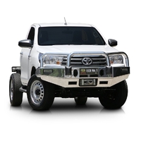 ECB Black Ripple BullBar to suit Toyota HiLux Workmate 4WD Narrow Cab 07/15 - 05/18