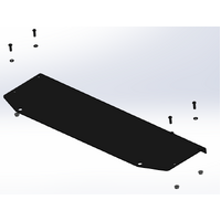 Offroad Animal Winch Area Cover Plate (delete), JK, JL, JT Wrangler Bull bar