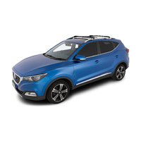 Rhino-Rack Vortex StealthBar Black 2 Bar Roof Rack for MG ZS Gen1 With Raised Rail 5DR SUV (01/2017-Current) - JA7970