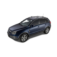 Rhino-Rack JA7973 Vortex StealthBar Black 2 Bar Roof Rack for SKODA Karoq Gen 1 With Raised Rail 5DR SUV (01/2018-Current)