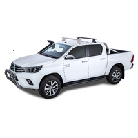 Rhino-Rack JA7995 Heavy Duty 2500 Black 1 Bar Roof Rack (Rear) for TOYOTA Hilux Gen9 Double Cab 4DR Ute (01/2025-Current)