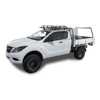 Rhino-Rack Pioneer Tradie (1328 x 1236mm) RLT600 for FORD Ranger PX/PX2/PX3 Super Cab 4DR Ute (01/2011-12/2022) - JA9981