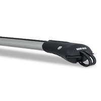 Rhino-Rack Vortex StealthBar Silver 2 Bar Roof Rack for SKODA Karoq Gen 1 With Raised Rail 5DR SUV (01/2018-Current) - JC-00024