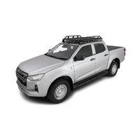 Rhino-Rack Pioneer Tradie (1328 x 1236mm) & Backbone for ISUZU D-Max Gen3 (X-Terrain) Crew Cab (With Flush Rails) 4DR Ute (01/2020-Current) - JC-01260