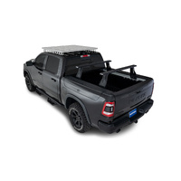 Rhino-Rack Reconn-Deck 2 Bar Ute Tub System for RAM 2500 / 3500 Gen4 (6'4 BED WITH RAMBOX) & Utility Tracks installed Mega Cab 4DR Ute (01/2019-Curren