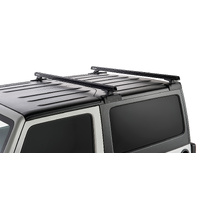 Rhino-Rack Heavy Duty RCL Black 2 Bar Rhino-Rack Backbone Roof Rack for JEEP Wrangler JK Hard Top 2DR 4WD (02/2011-03/2019) - JC-01322