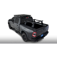Rhino-Rack Reconn-Deck 2 Bar Ute Tub System & 2 NS Bars for RAM 2500 / 3500 Gen4 (6'4 BED WITH RAMBOX) & Utility Tracks installed Mega Cab 4DR Ute (01