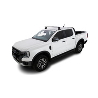 Rhino-Rack Vortex 2500 Black 1 Bar Front Roof Rack for FORD Ranger Gen 2 (P703) Double Cab 4DR Ute (01/2022-Current) - JC-01534