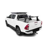 Rhino-Rack Reconn-Deck 2 Bar Ute Tub System & 2 NS Bars for TOYOTA Hilux Gen8 SR5 (A-Deck Tub - Without external hooks) Double Cab 4DR Ute (01/2015-Cu