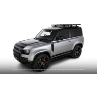 Rhino-Rack Pioneer 6 Platform (1300 x 1240mm) & RCL-RCH legs for LAND ROVER Defender 90 L663 With Factory Track 2DR SUV (01/2021-Current) - JC-01595
